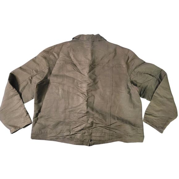 Freeport Studio Large green long sleeve button up shirt - Picture 2 of 5